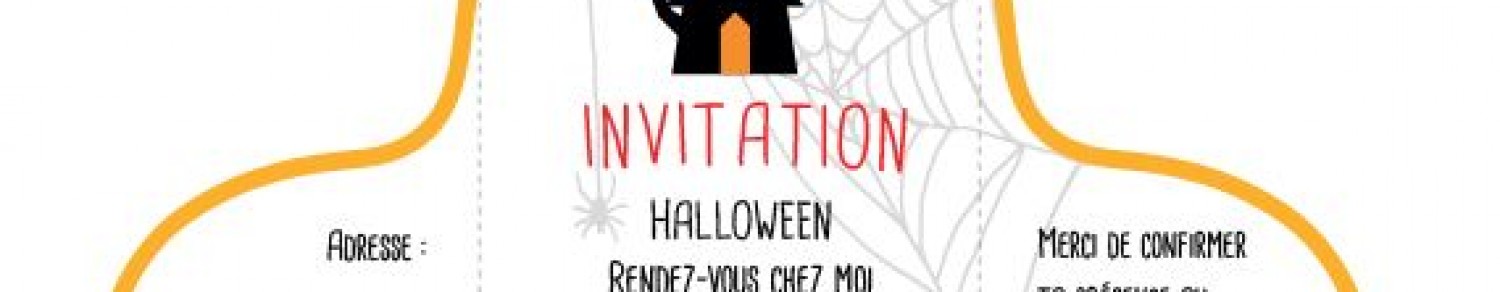 Mes invitations pour Halloween