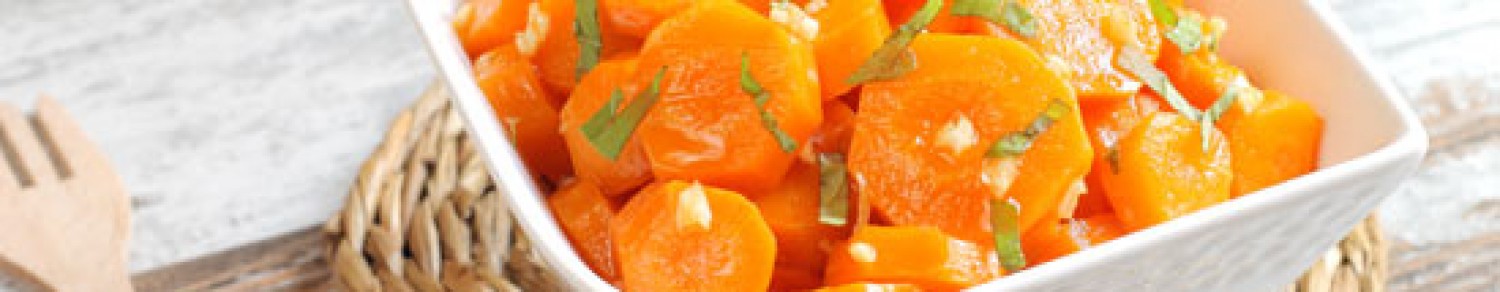 Salade tiède de carottes au cumin